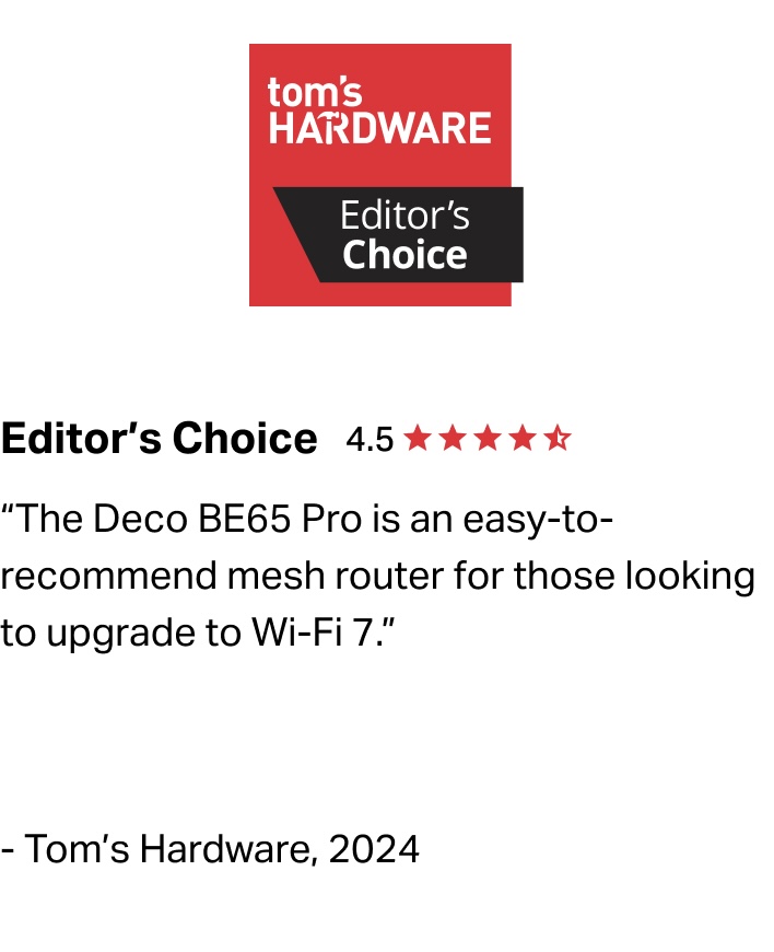 Editor's Choice - Tom's Hardware, 2024