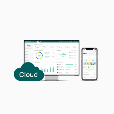 Omada cloud web and mobile UI