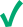 checkmark