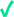 checkmark