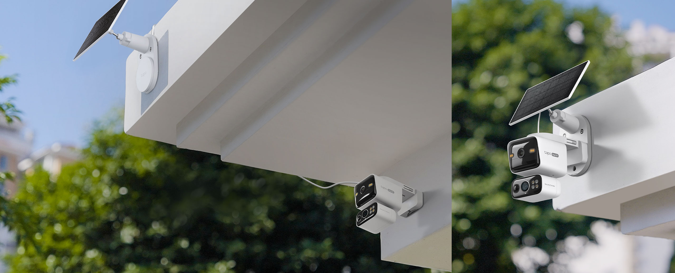 Tapo cameras powered by solar panels for continuous monitoring